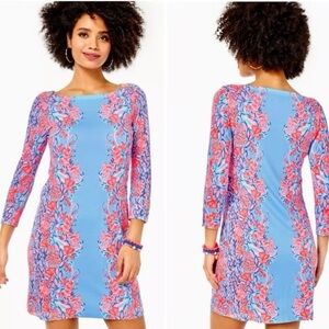 Lilly Pulitzer Sophie Dress In Blue Peri Shrimply The Best